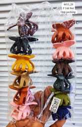 Impression Stylish Colored Plastic Hair Clutcher (Pack of 12)